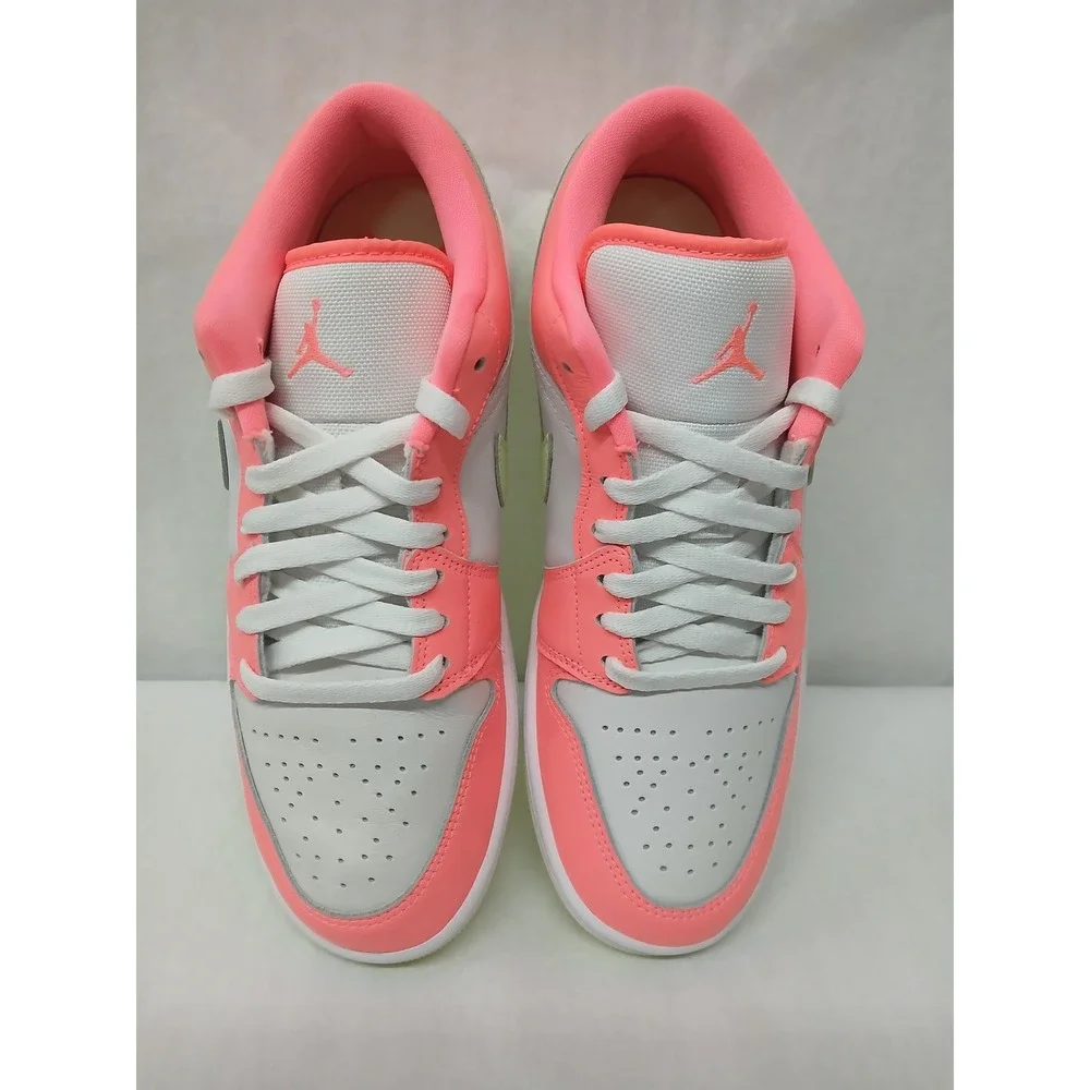 Nike Men's Air Jordan 1 Low SE Sneakers FN6772-671 Lava Glow Volt White‎ Size 9